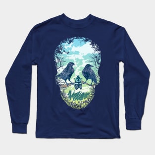 Nature's Skull Long Sleeve T-Shirt